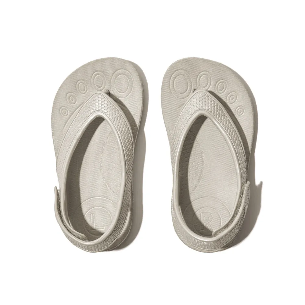 รองเท้าแตะแบบรัดส้น เด็ก รุ่น iQUSHION KIDS TODDLER SHIMMER ERGONOMIC BACK-STRAP FLIP-FLOPS