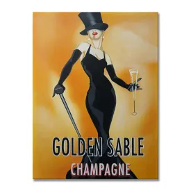 100% handmade Vintage Poster - GOLDEN SABLE 36x48Inch (90x120cm)