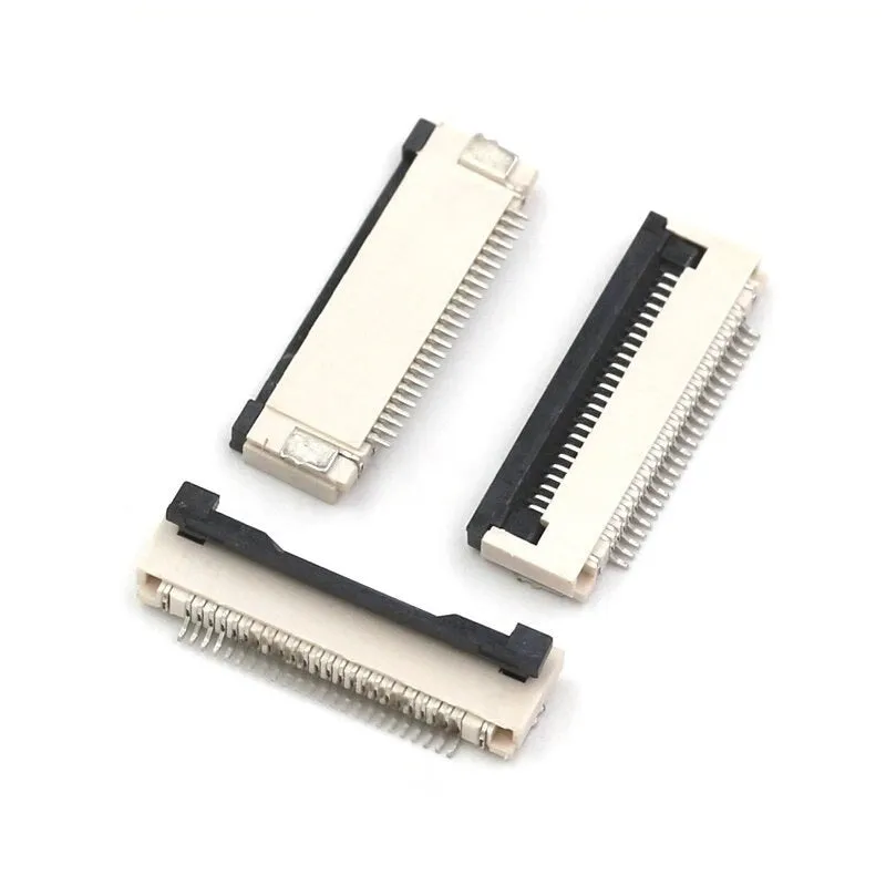 1mm FPC FFC SMT Bottom Contacts Flip Clamshell Connector