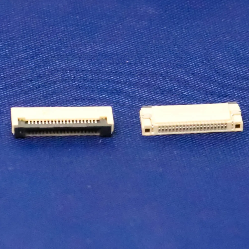 1mm FPC FFC SMT Bottom Contacts Flip Clamshell Connector