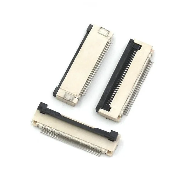 1mm FPC FFC SMT Bottom Contacts Flip Clamshell Connector