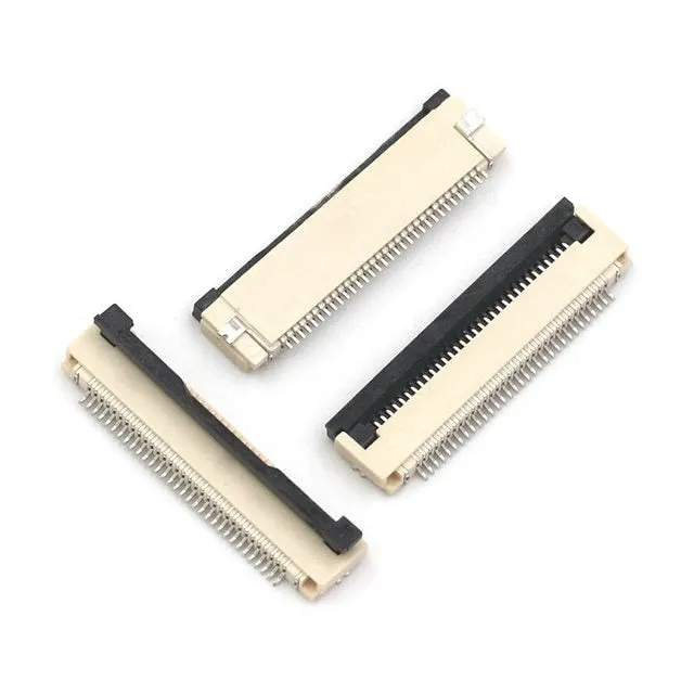 1mm FPC FFC SMT Bottom Contacts Flip Clamshell Connector