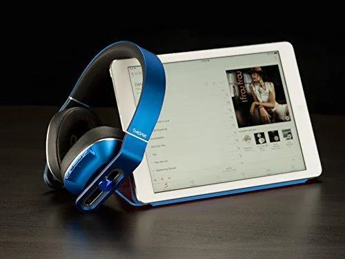 1More Mk802-Bl Bluetooth Wireless Over-Ear Headphones With Microphone/Remote For Apple Ios &