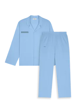 365 Lightweight Long Pyjama Set—lake blue