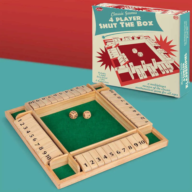 4 Player Shut The Box