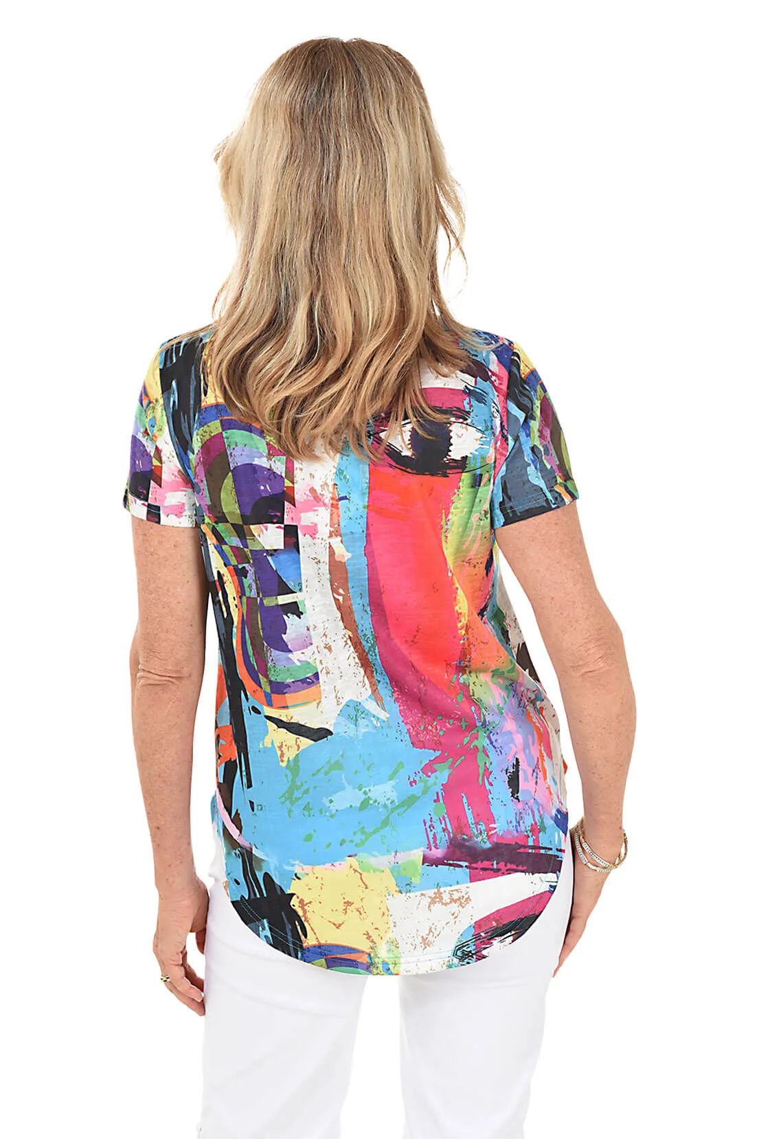 Artistic Eye Short Sleeve Top