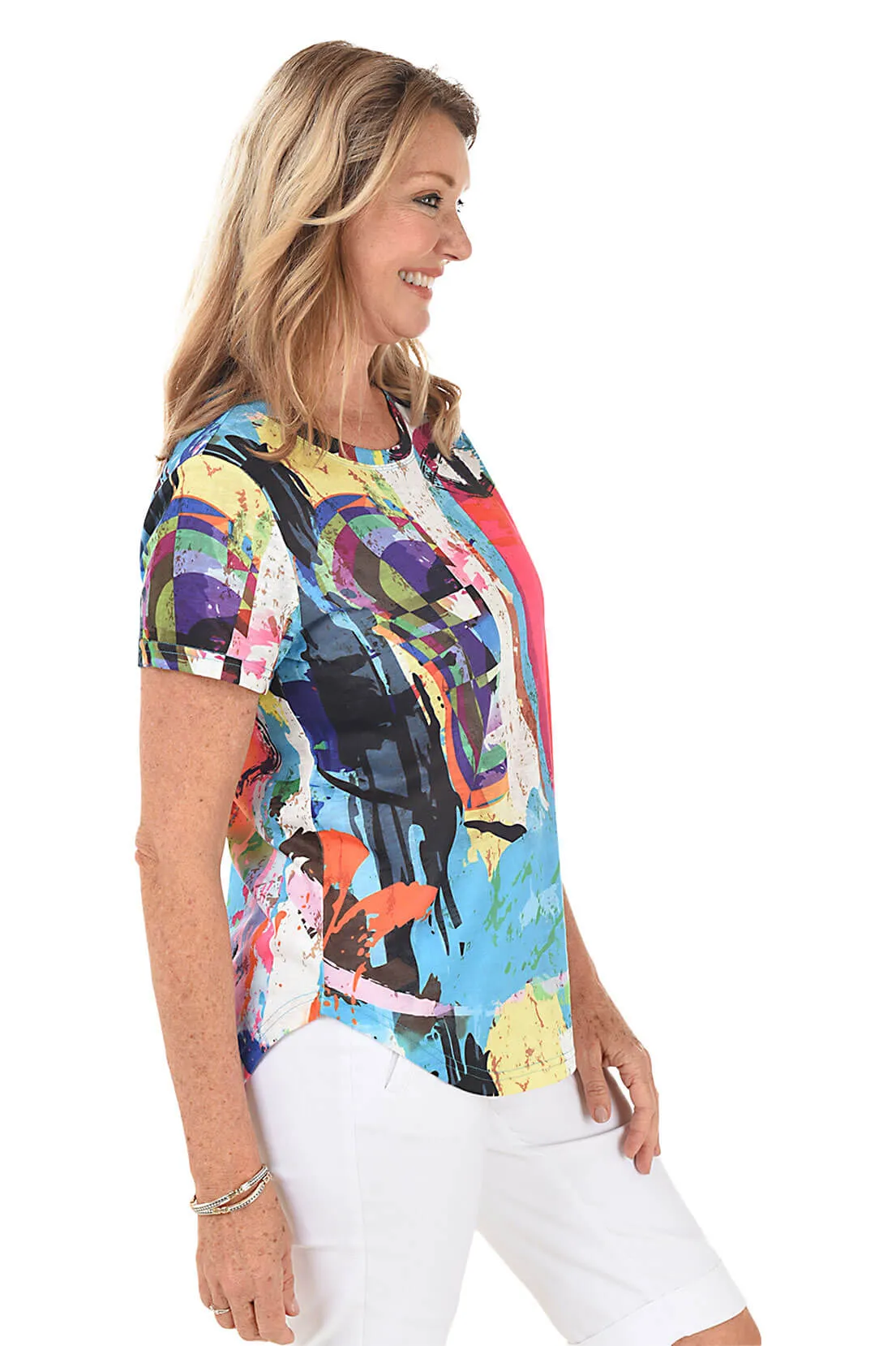 Artistic Eye Short Sleeve Top