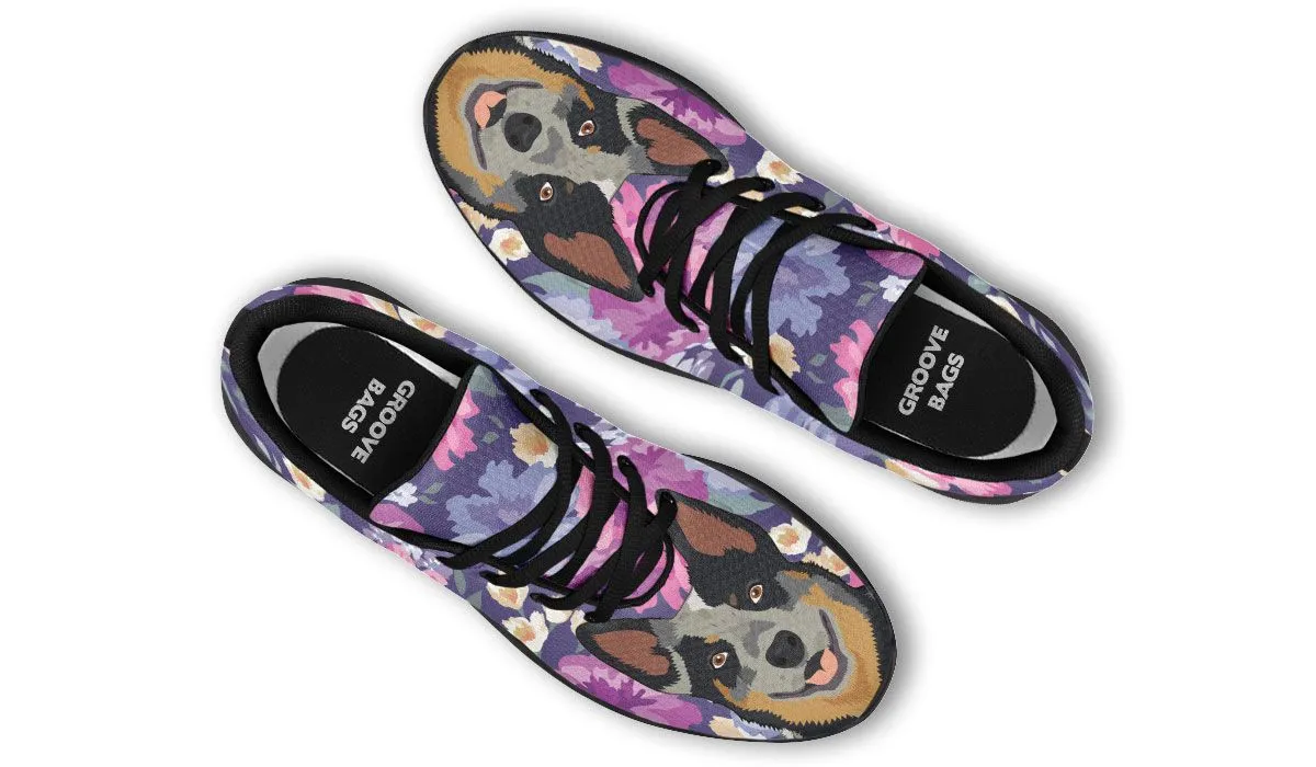 Australian Cattle Dog Portrait Sneakers