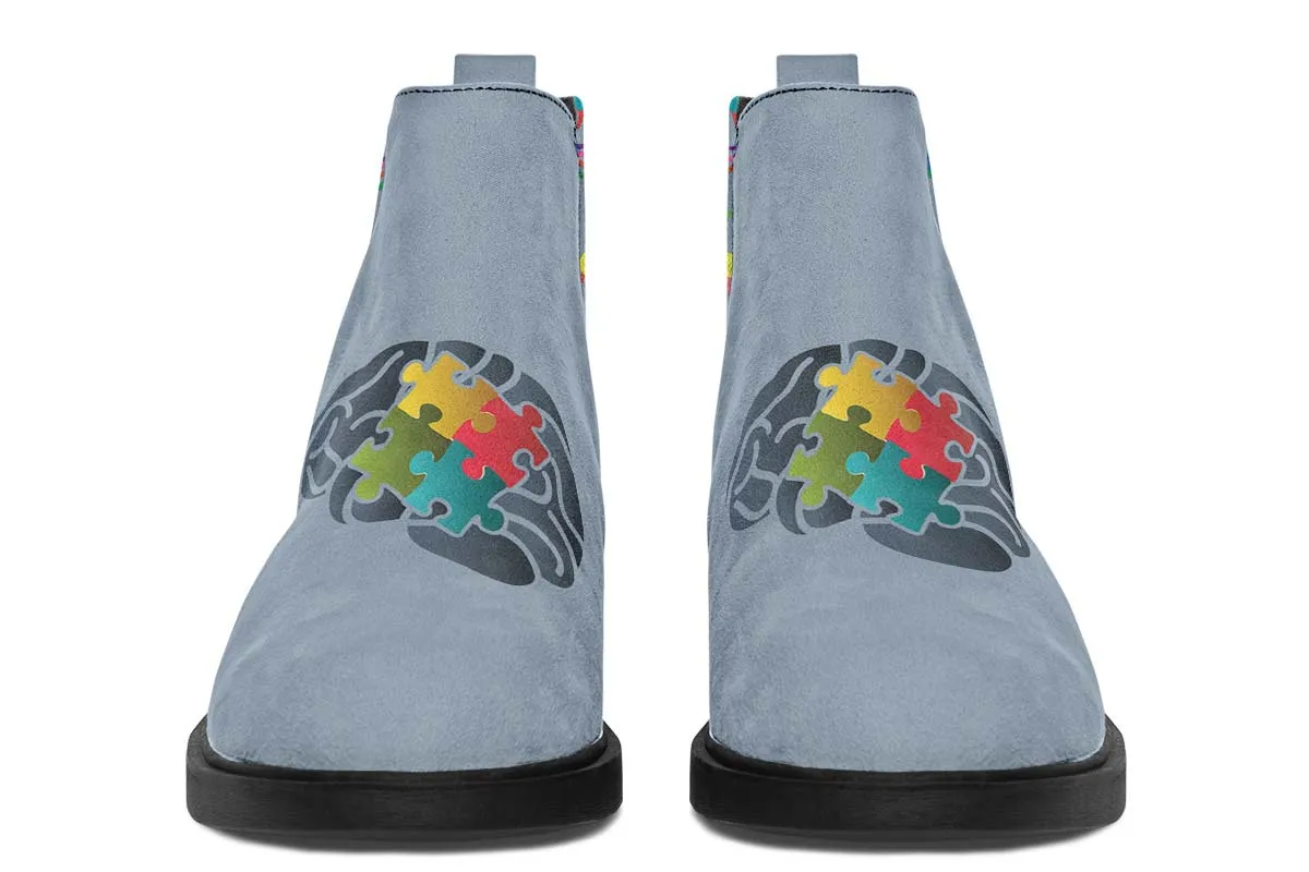 Autism Knowledge Neat Vibe Boots