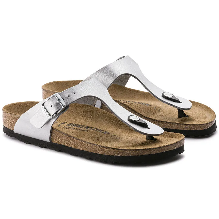 Birkenstock 43851 Gizeh BF Silver