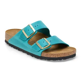 Birkenstock Women's Arizona Oiled Leather - Medium/Narrow - Biscay Bay