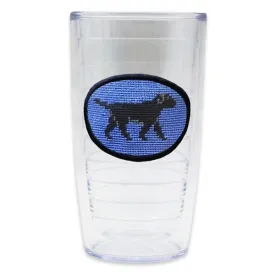 Black Lab Walking Needlepoint Tervis Tumbler