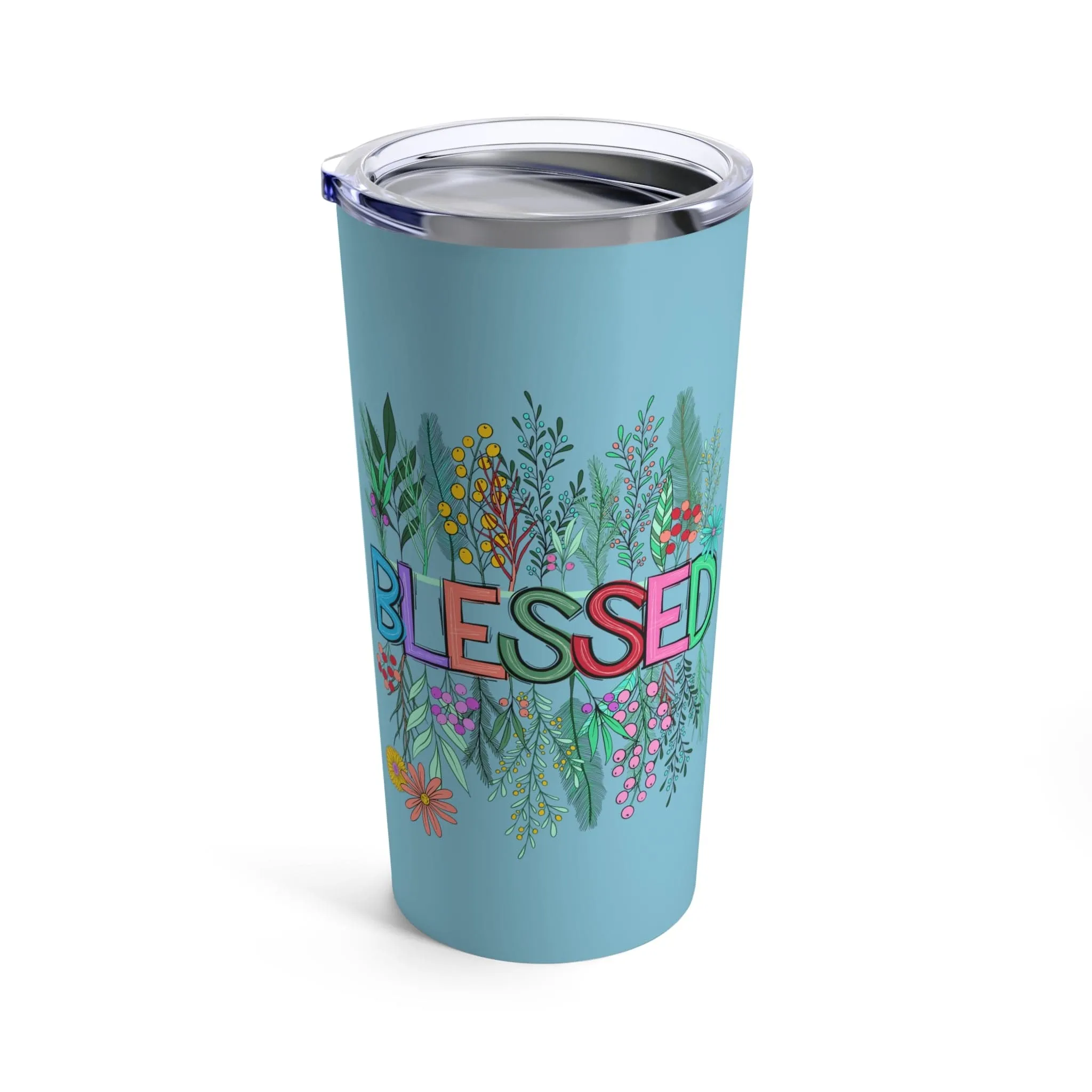 Blessed Floral Tumbler 20oz