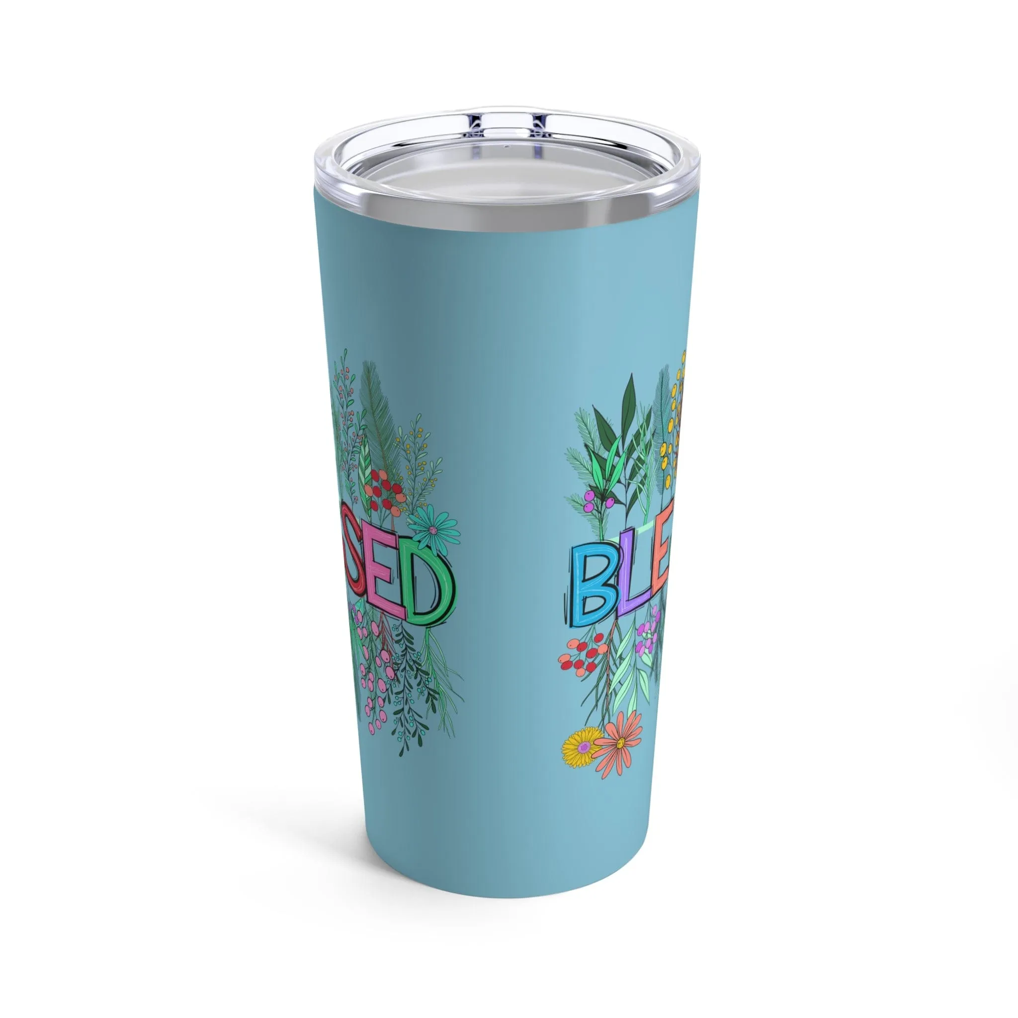 Blessed Floral Tumbler 20oz