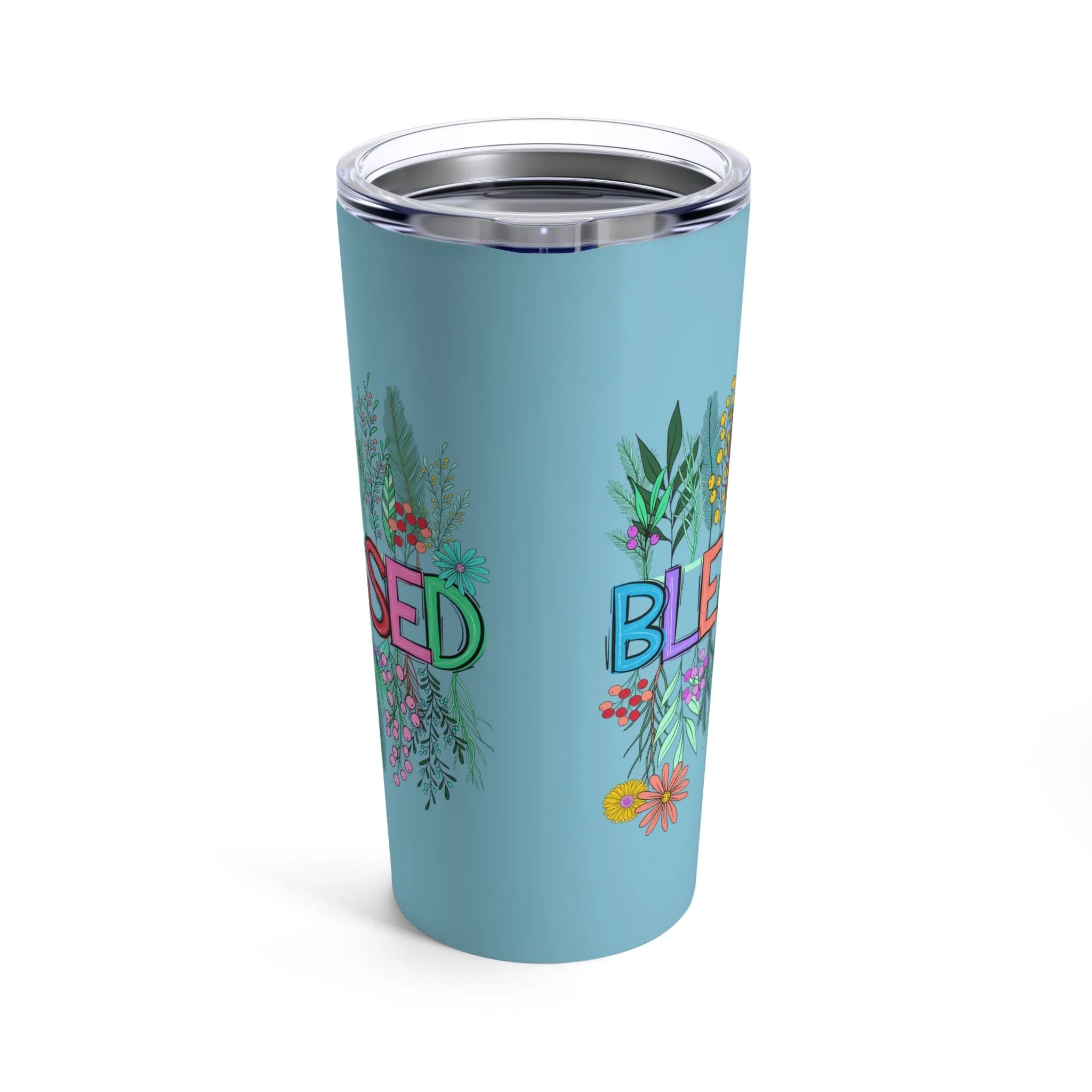 Blessed Floral Tumbler 20oz