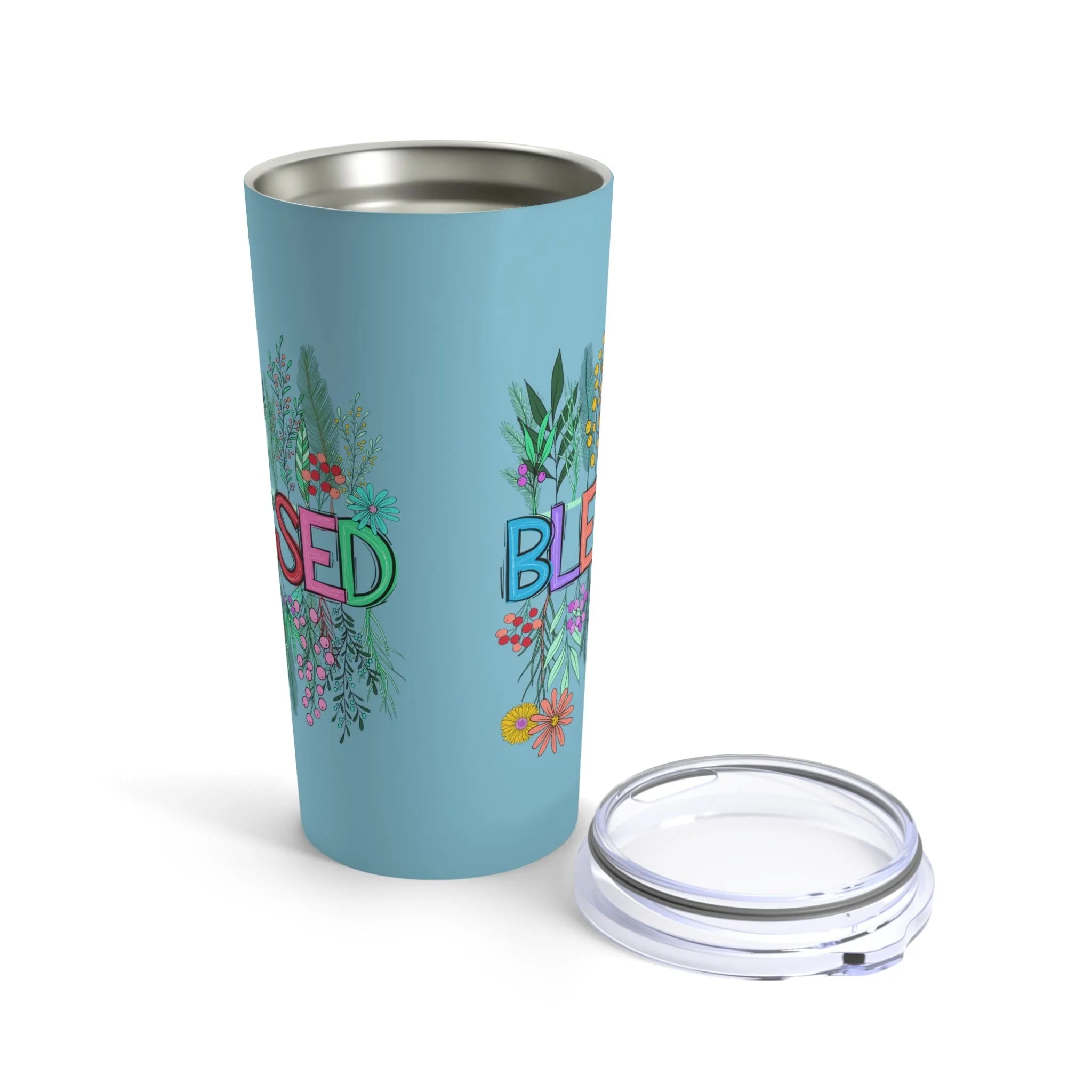 Blessed Floral Tumbler 20oz