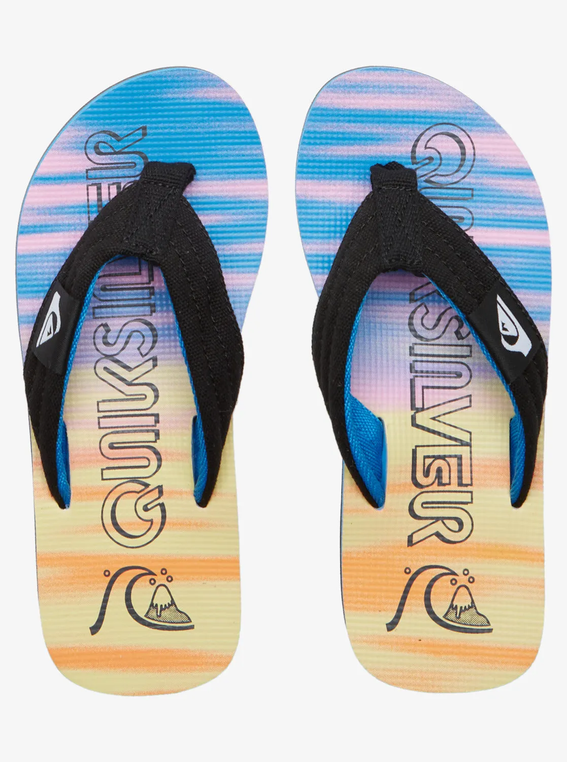 Boys 8-16 Boys 8-16 Molokai Layback Sandals - Black/Blue/Pink