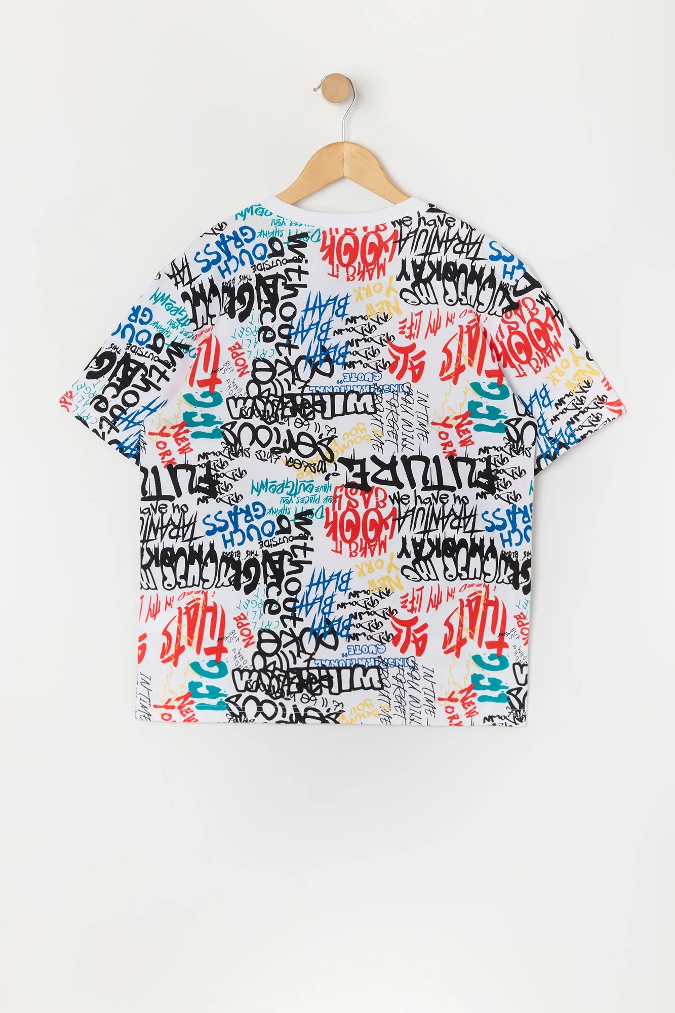 Boys Graffiti Print T-Shirt