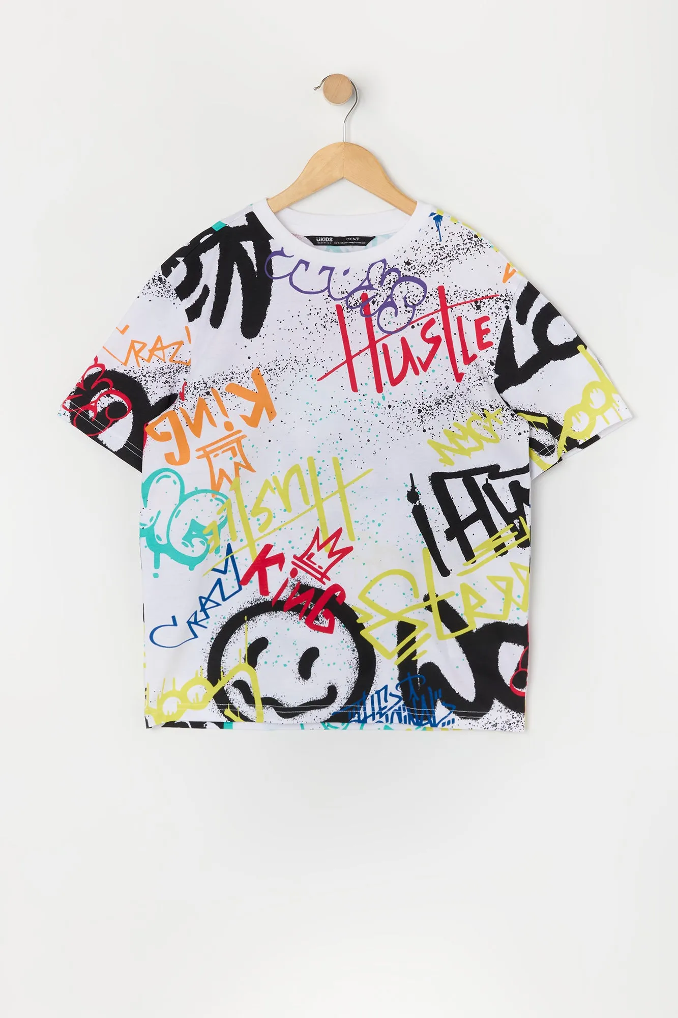 Boys Graffiti Print T-Shirt