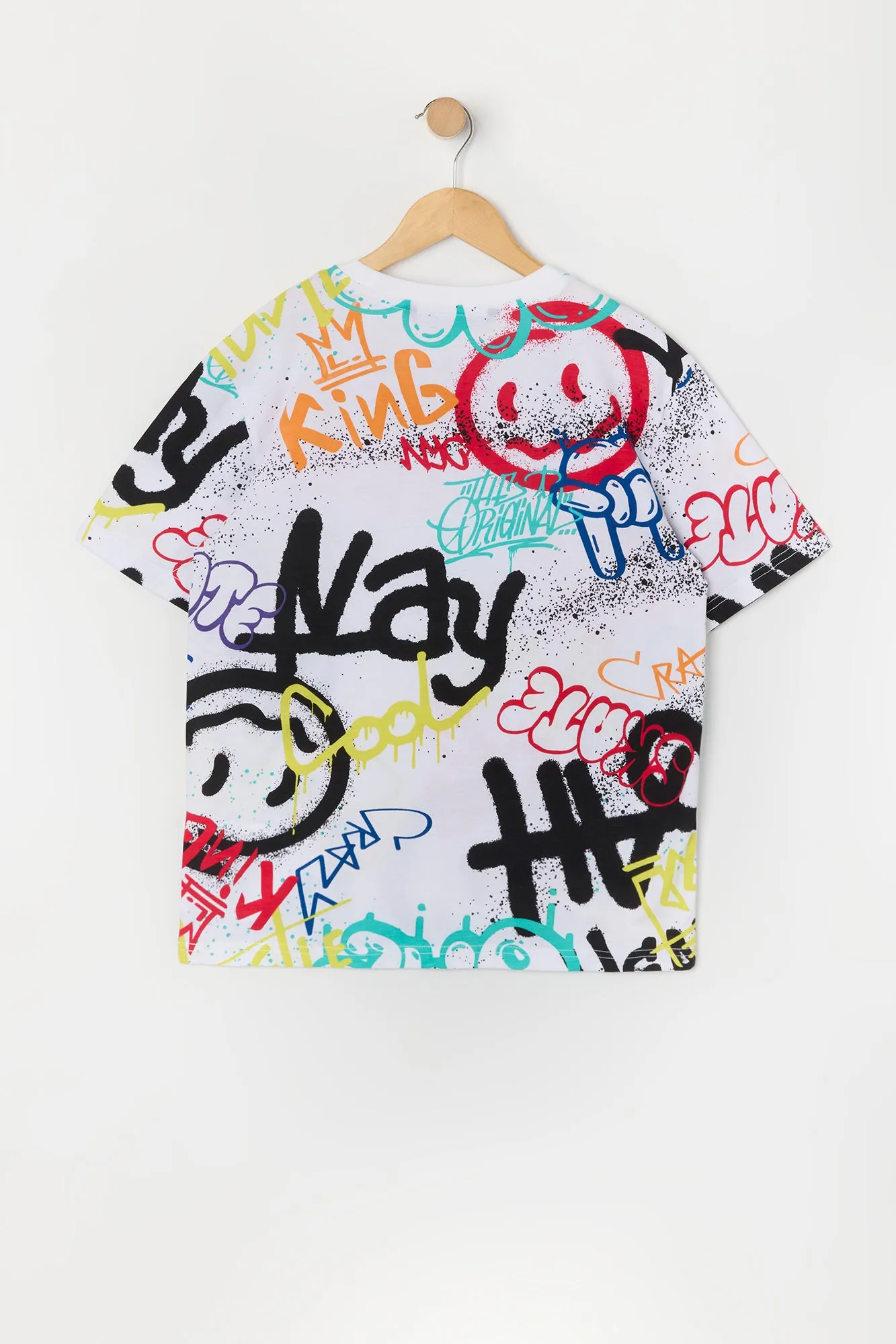 Boys Graffiti Print T-Shirt