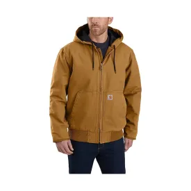 Carhartt Men's Loose Fit Washed Duck Insulated Active Jac - Carhartt Brown