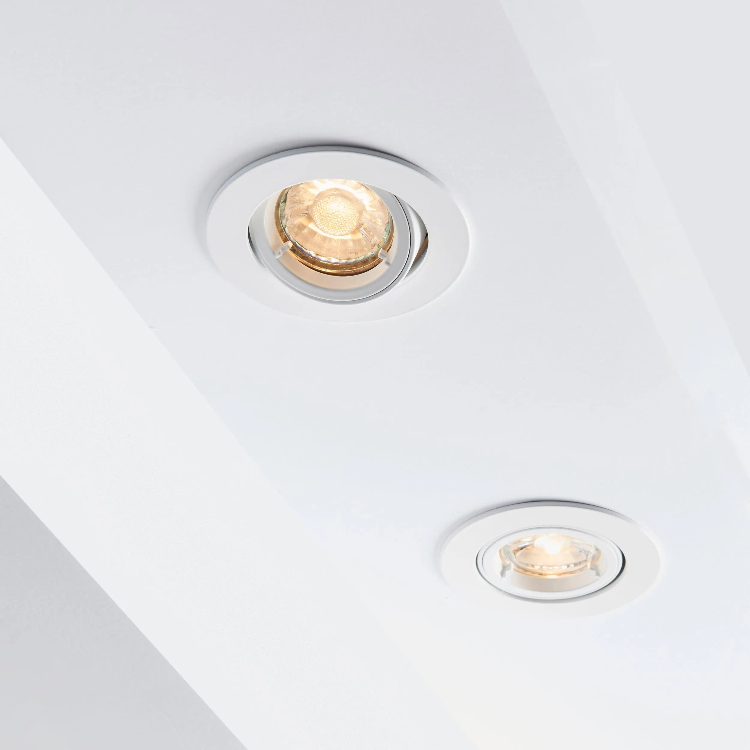 Cast Matt White Tilt Recessed Downlight