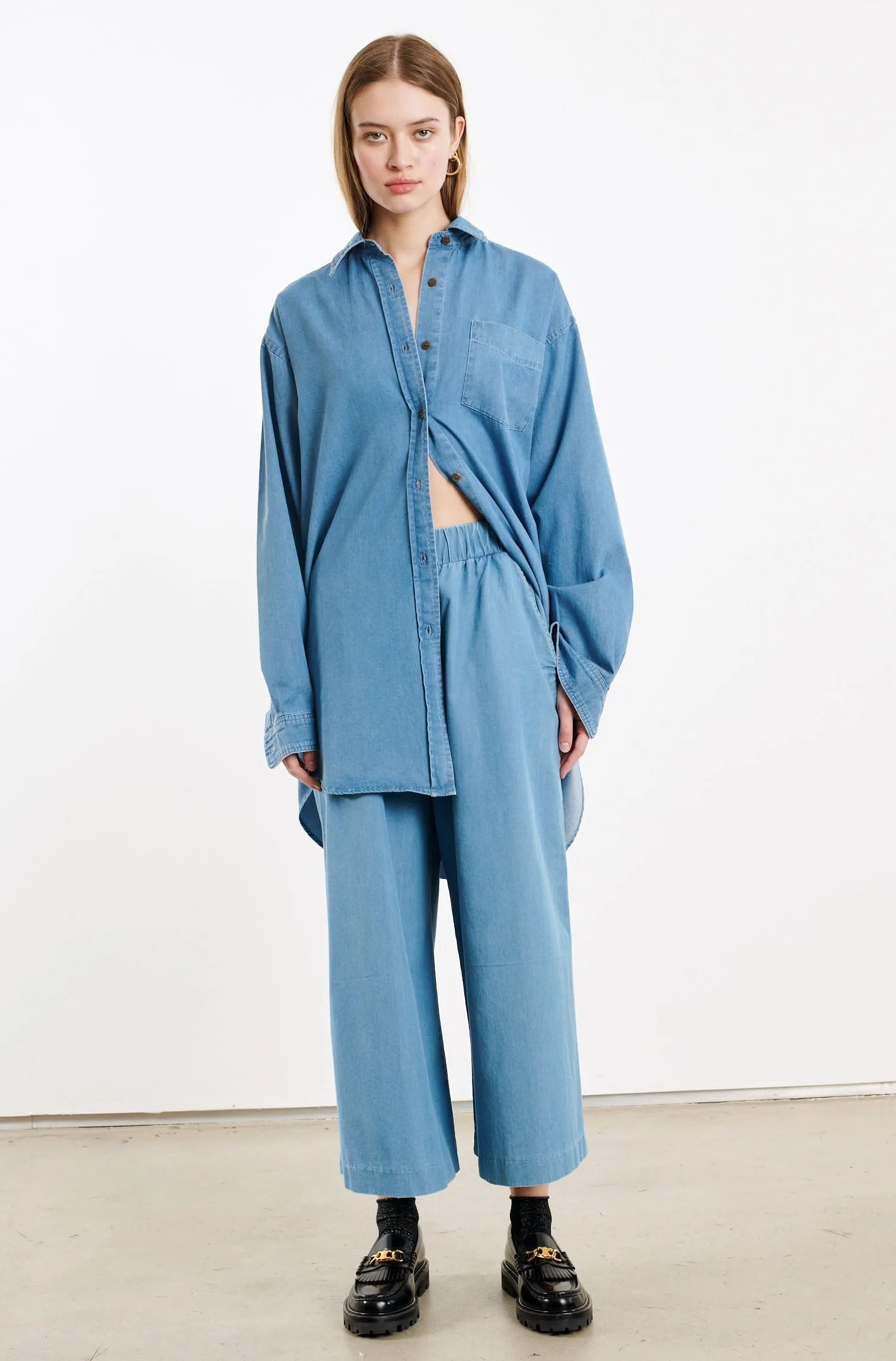 Chambray Oversized Shirt