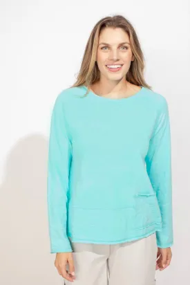 Cotton Slub Pocket Pullover