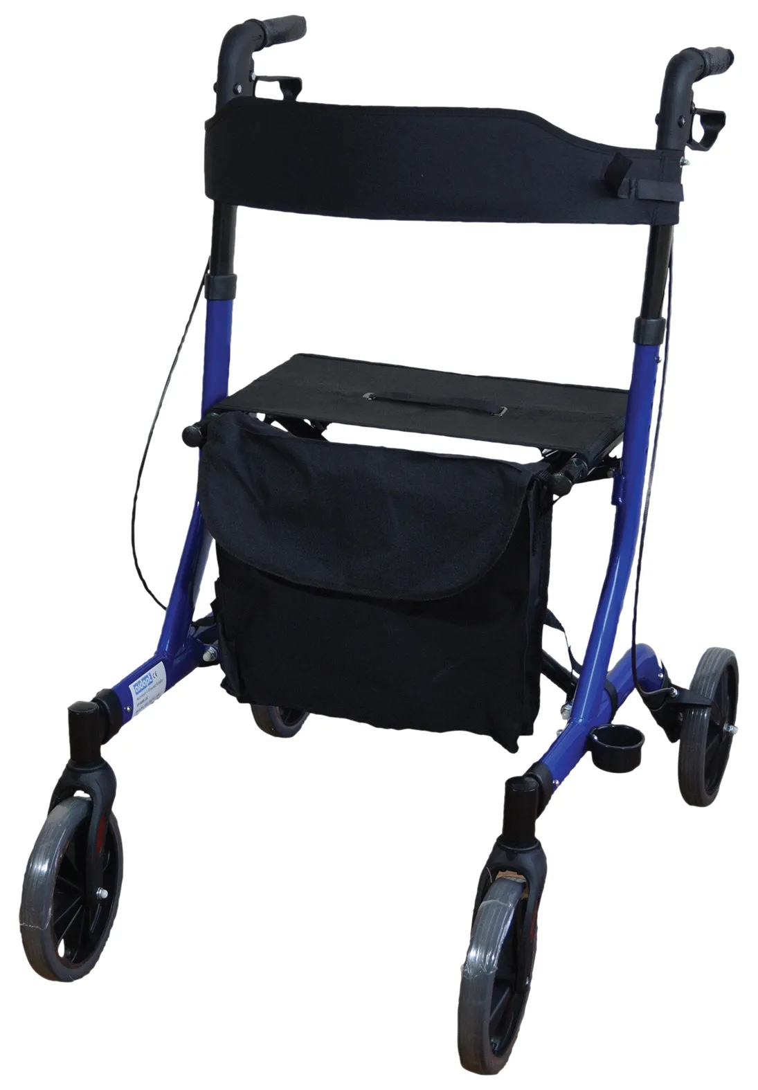 Deluxe Ultra Lightweight Folding 4 Wheeled Rollator/Walker