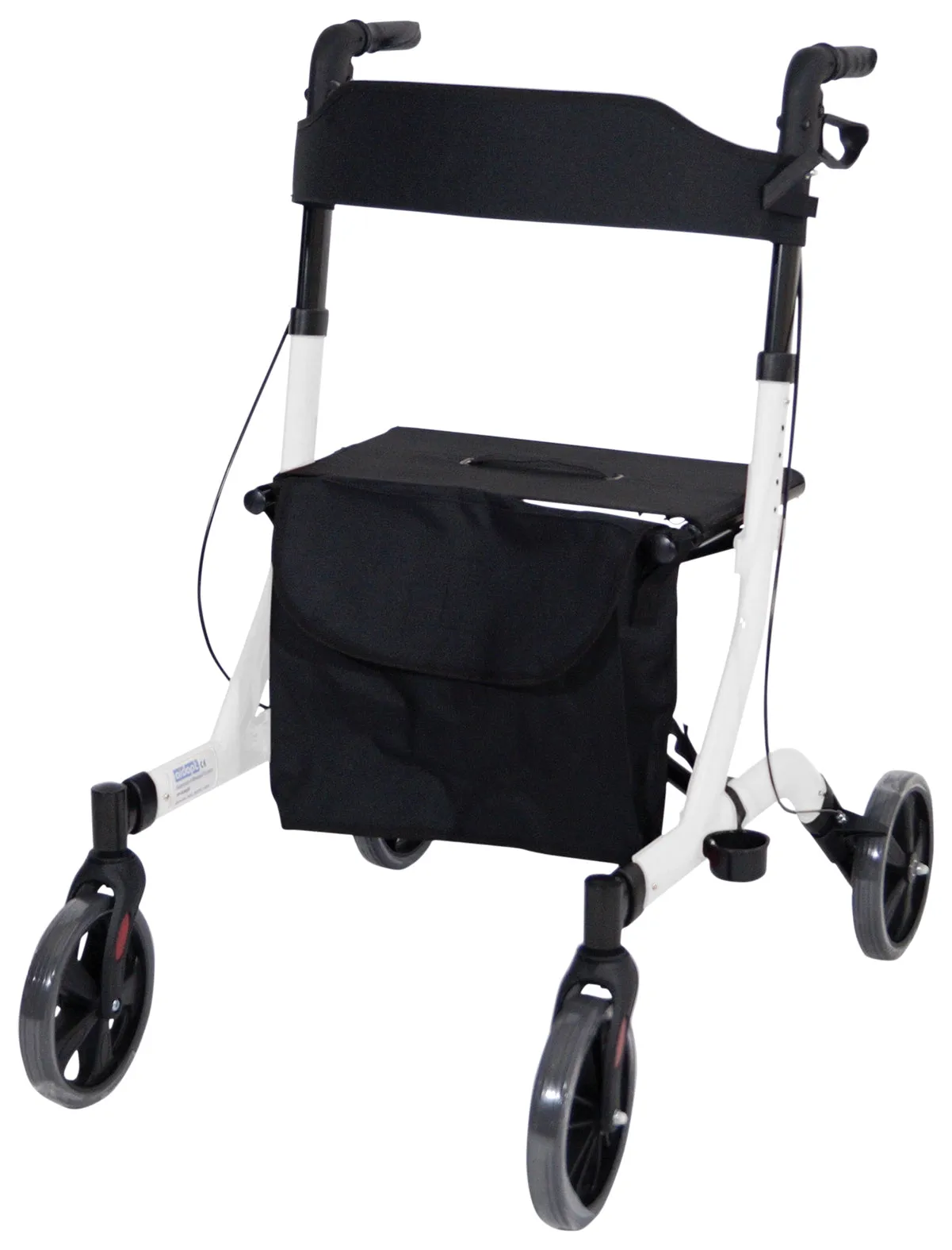 Deluxe Ultra Lightweight Folding 4 Wheeled Rollator/Walker