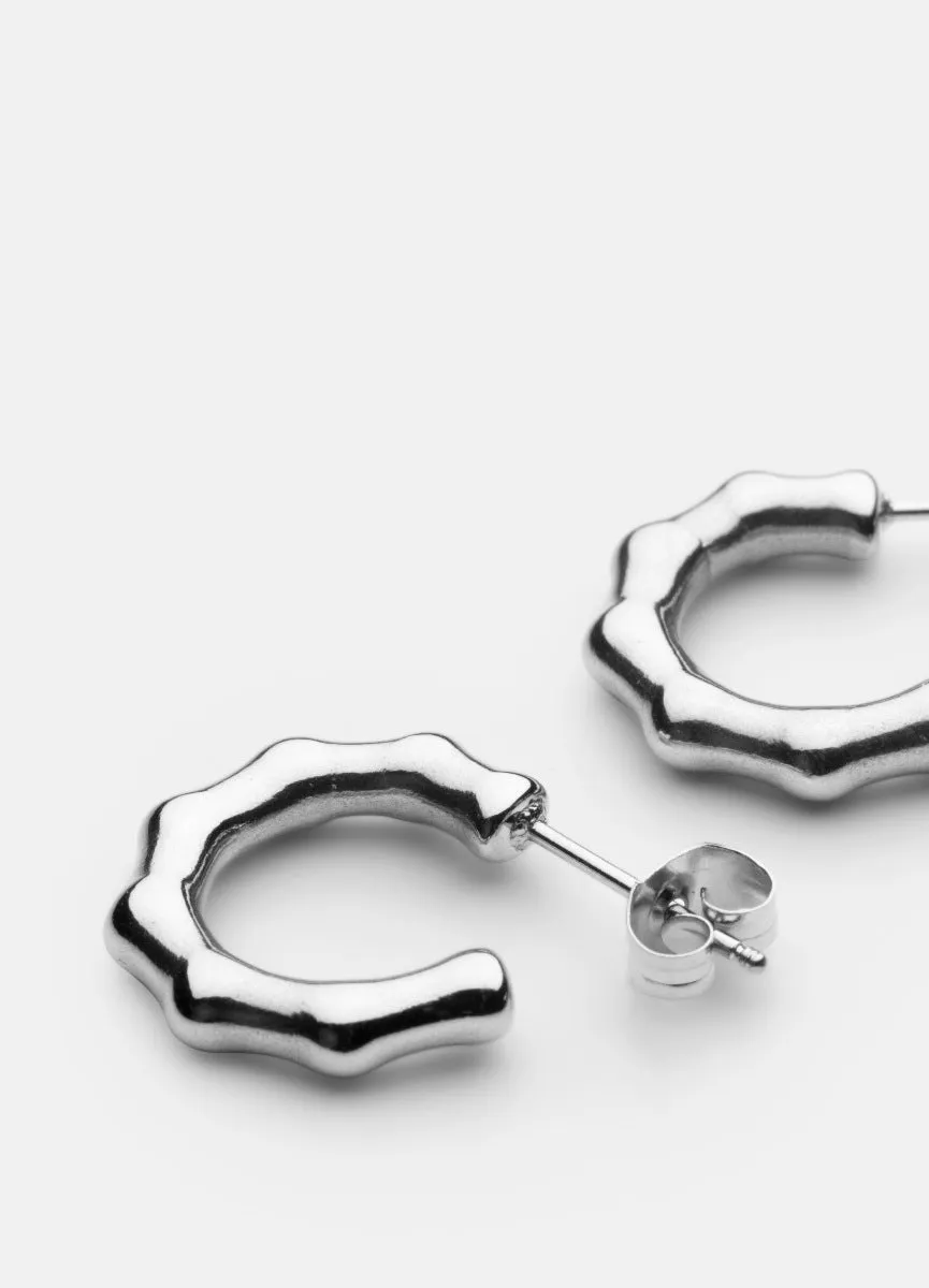 Earrings | Bambou Petit | Silver Plated