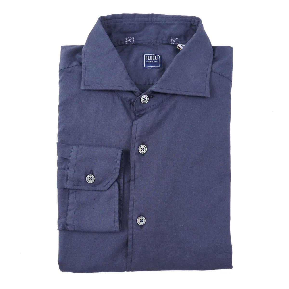 Fedeli 'Sean Panamino' Lightweight Cotton Shirt