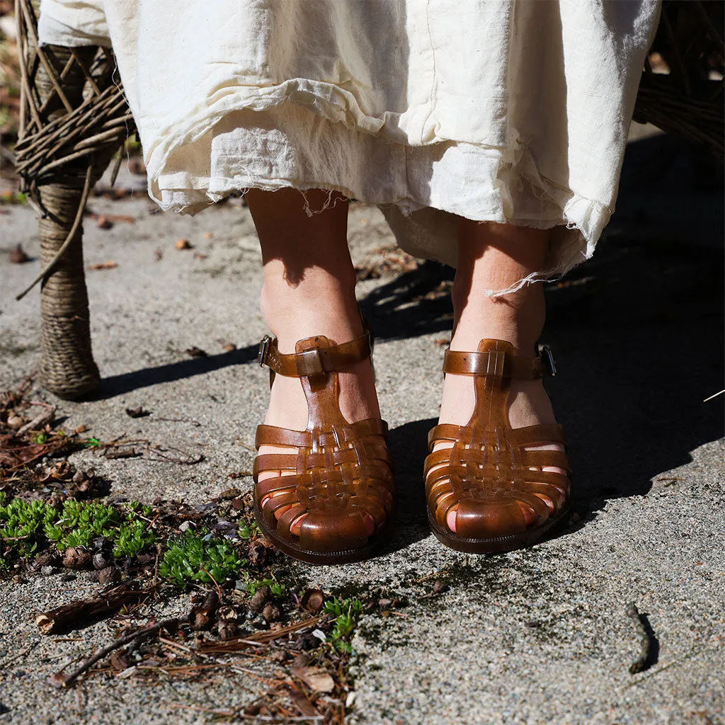 French Hemp Jelly Sandals