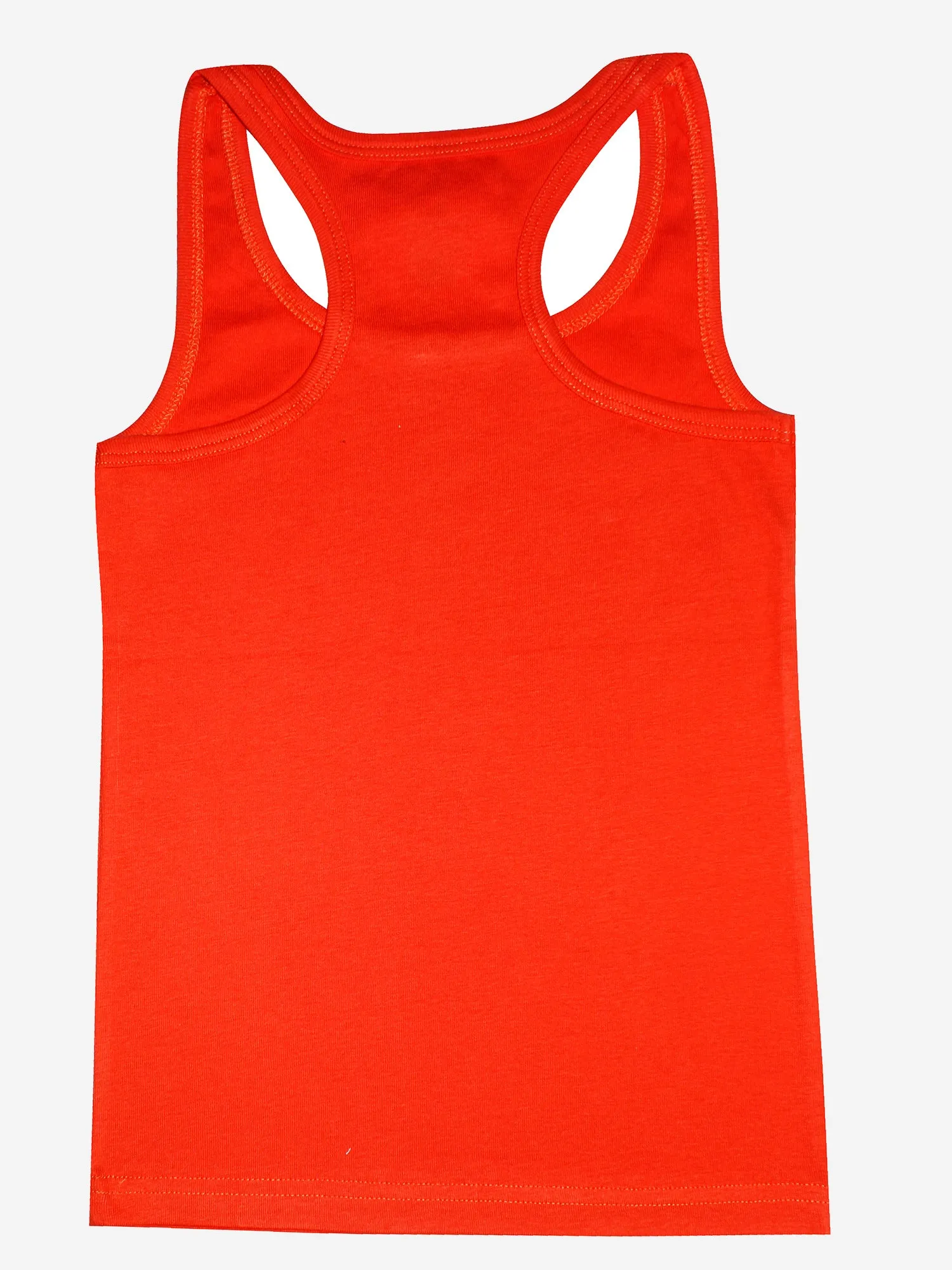 Girls Cotton Rib Racer Back Tank Top - Pack of 3