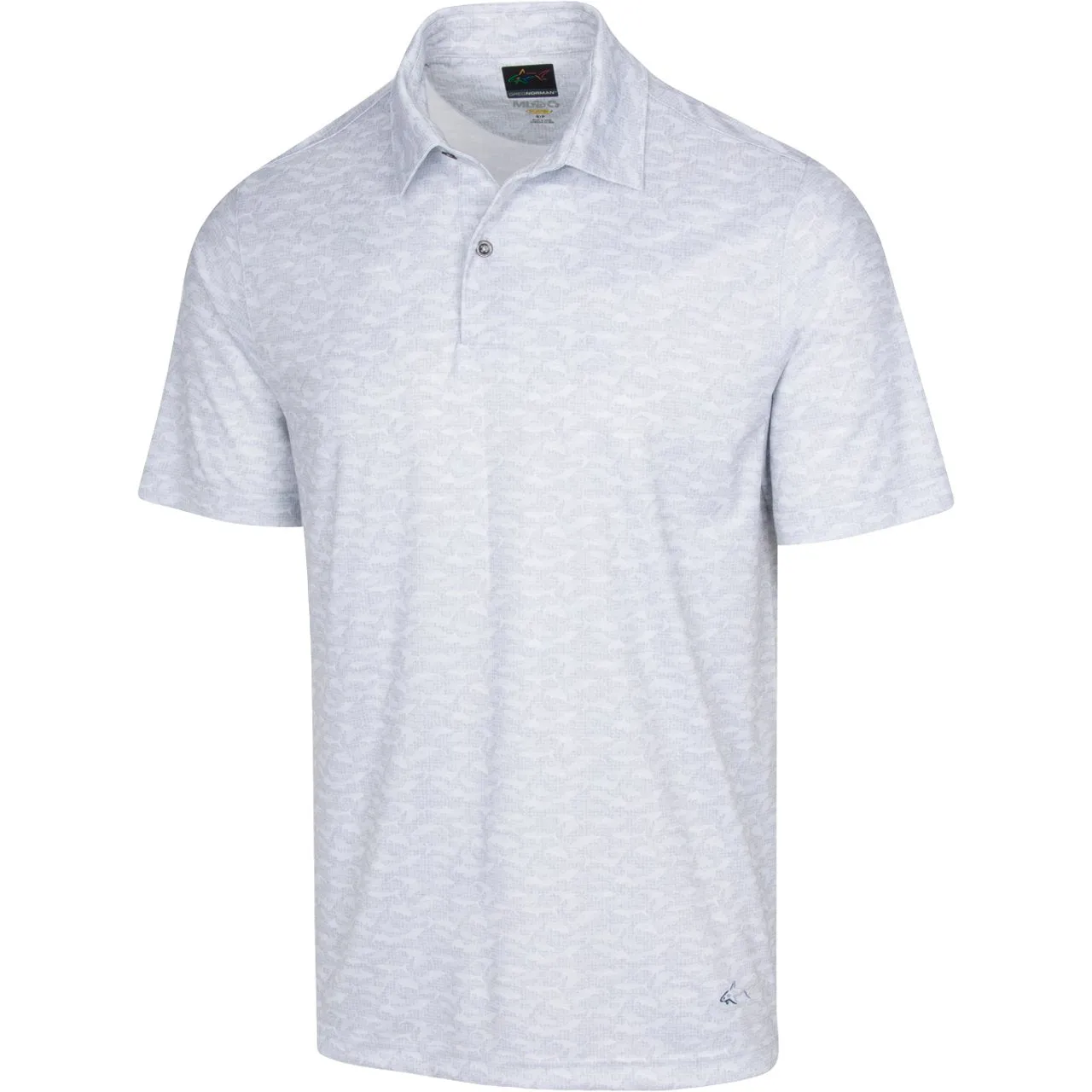 Greg Norman Lab Shark Shadow Polo