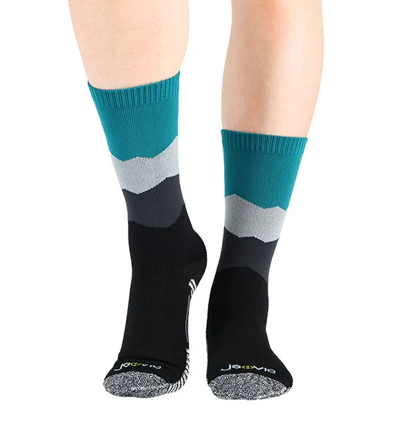 Grip Performance Compression Crew Socks - Solids