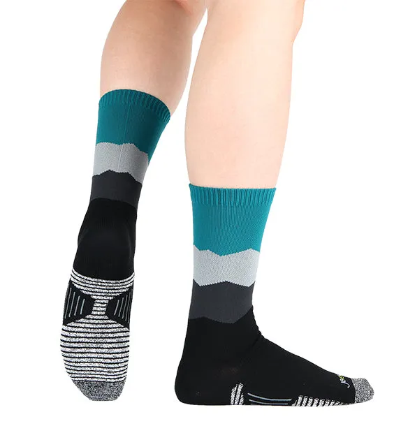 Grip Performance Compression Crew Socks - Solids