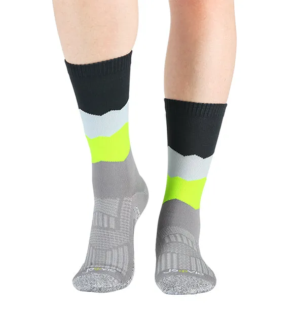 Grip Performance Compression Crew Socks - Solids