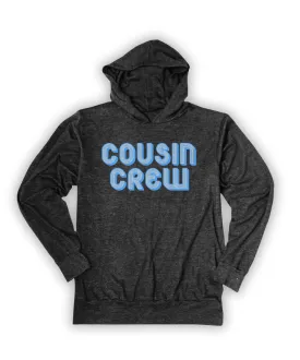 Heather Charcoal 'Cousin Crew' Lightweight Hoodie