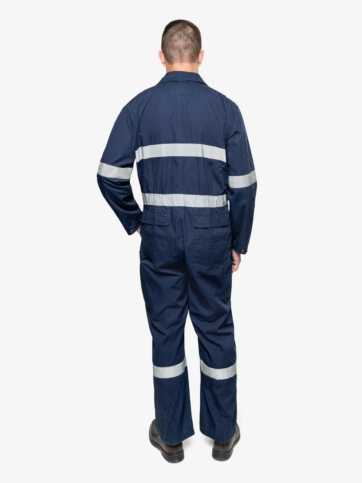 Insect Shield Men's Lightweight Cotton Coverall with Hi-Vis