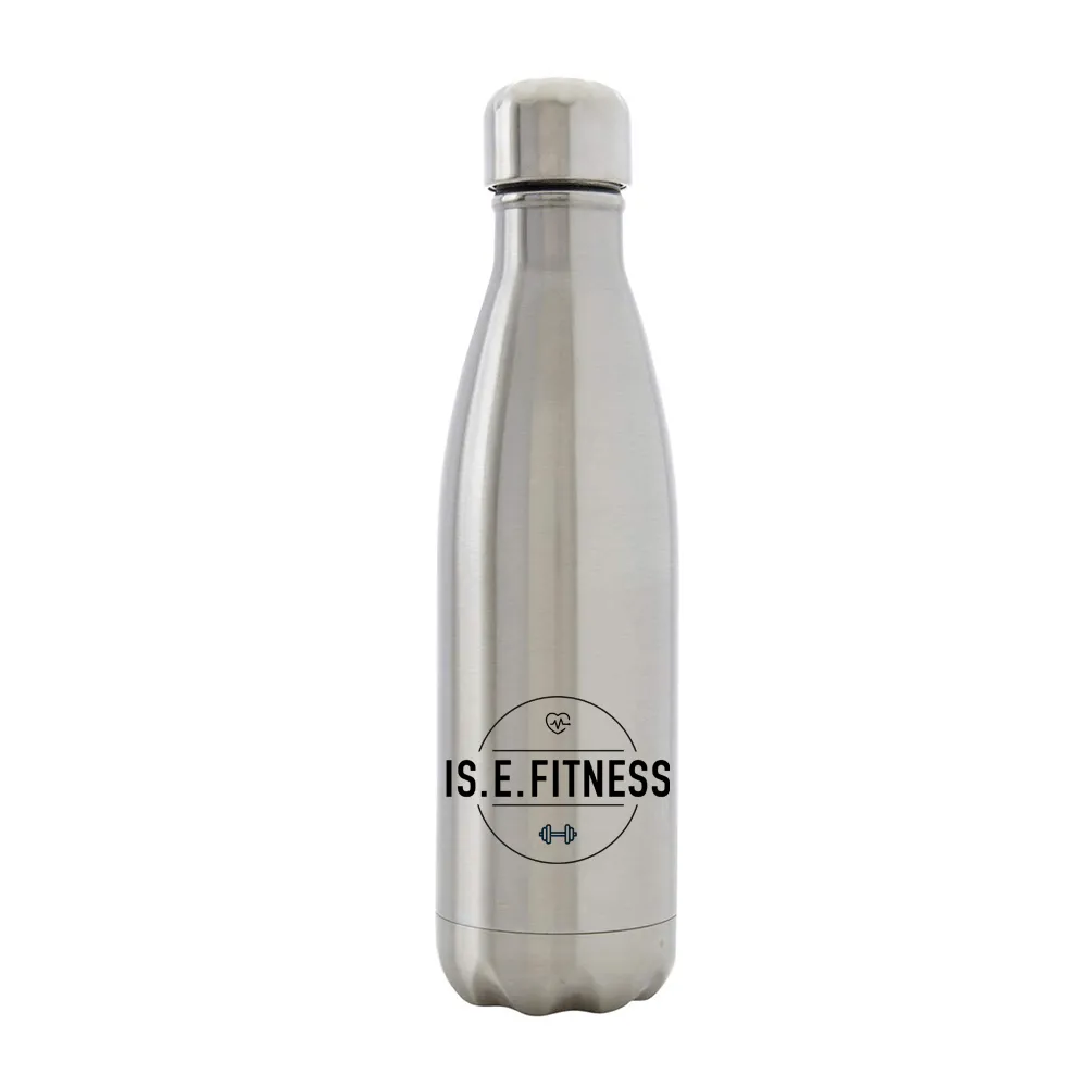 IS.E.FITNESS Silver Metal Bottle - Wholesale