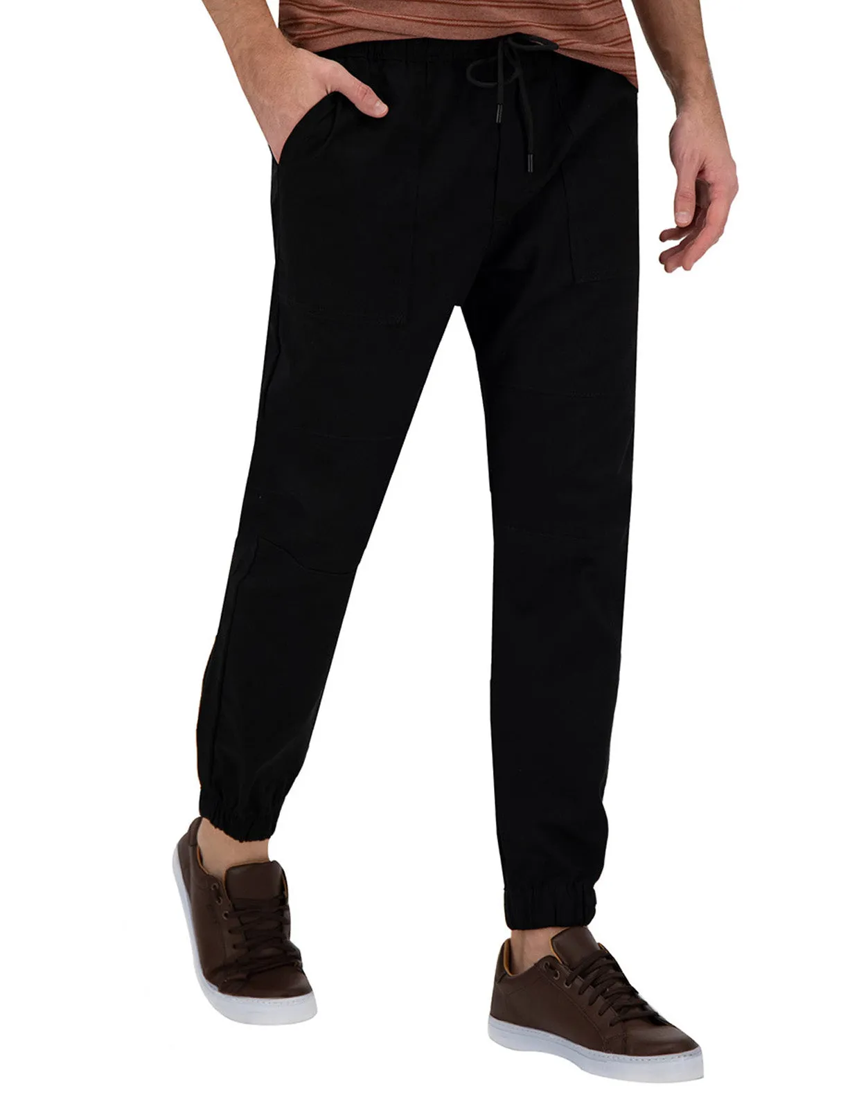 Jogger Fashion de Gabardina Premium - Negro