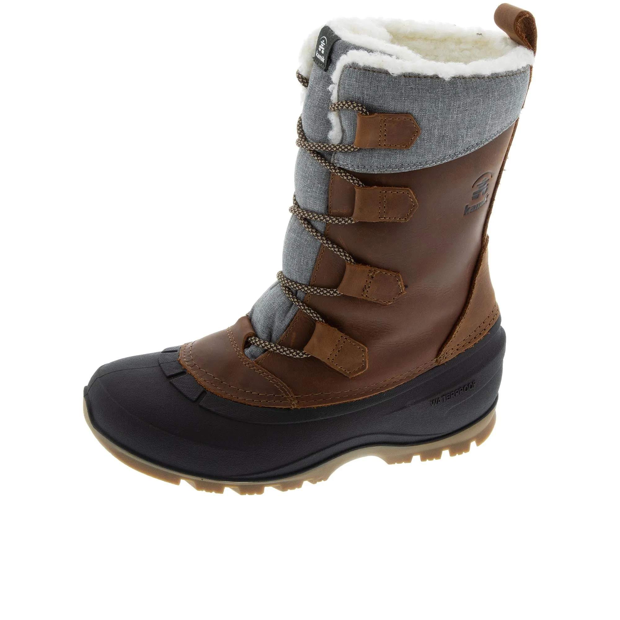 Kamik Womens Snowgem Cognac