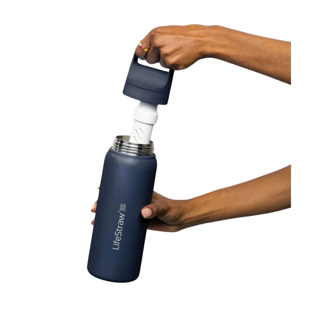 LifeStraw Vacuum Insulated Stainless Steel Water Filter Bottle 530ml