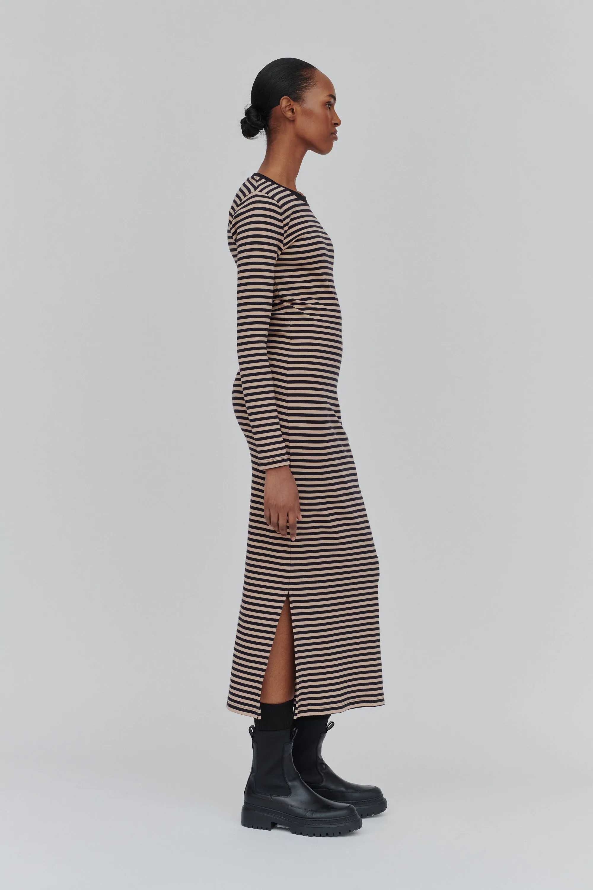 Ludmilla Long Dress - Black/Amphora