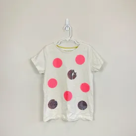 Mini Boden Sequin Flip Dot Tee 9-10