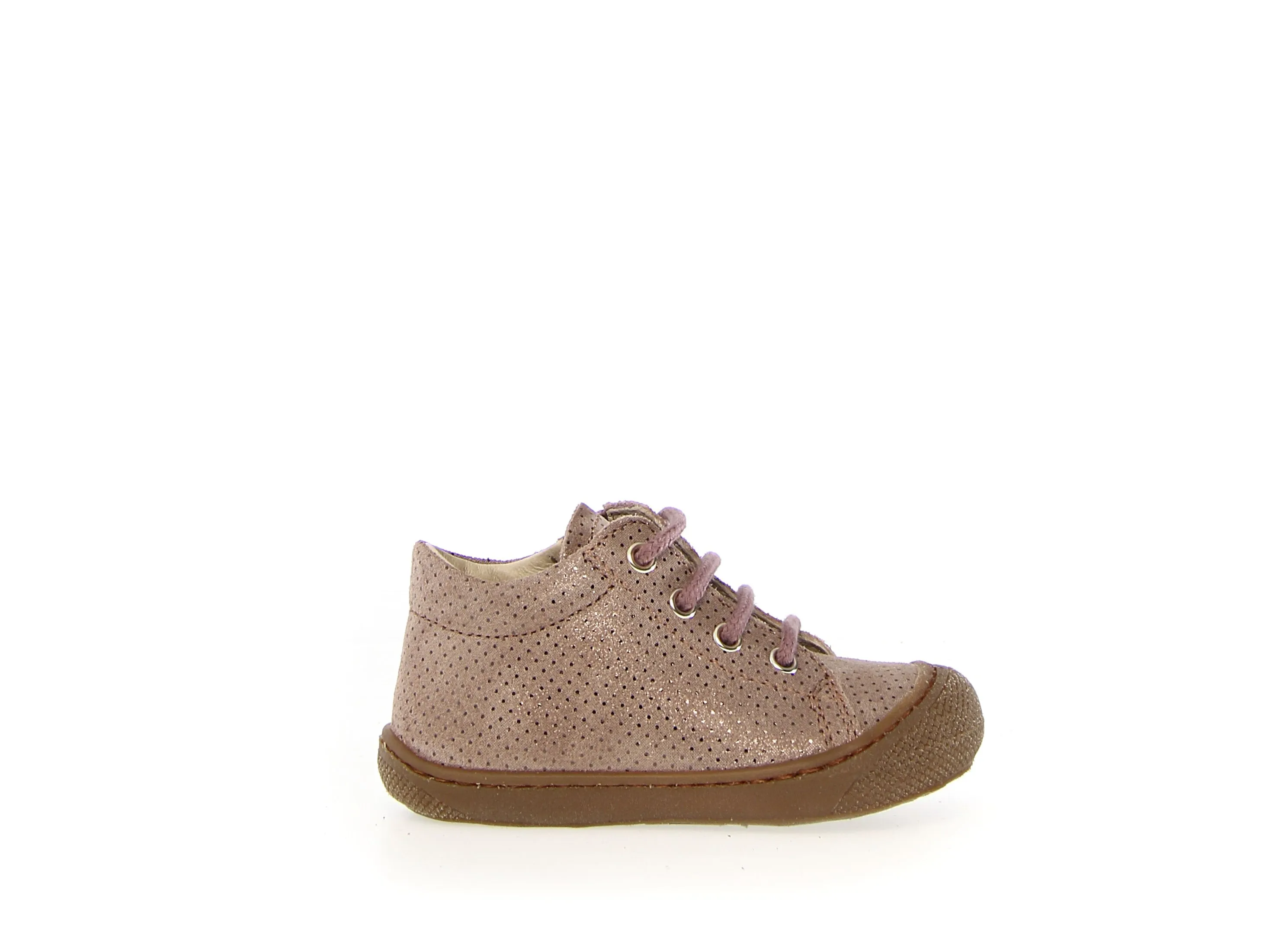 NATURINO COCOON ZIP Dots Rose chaussures bottillons