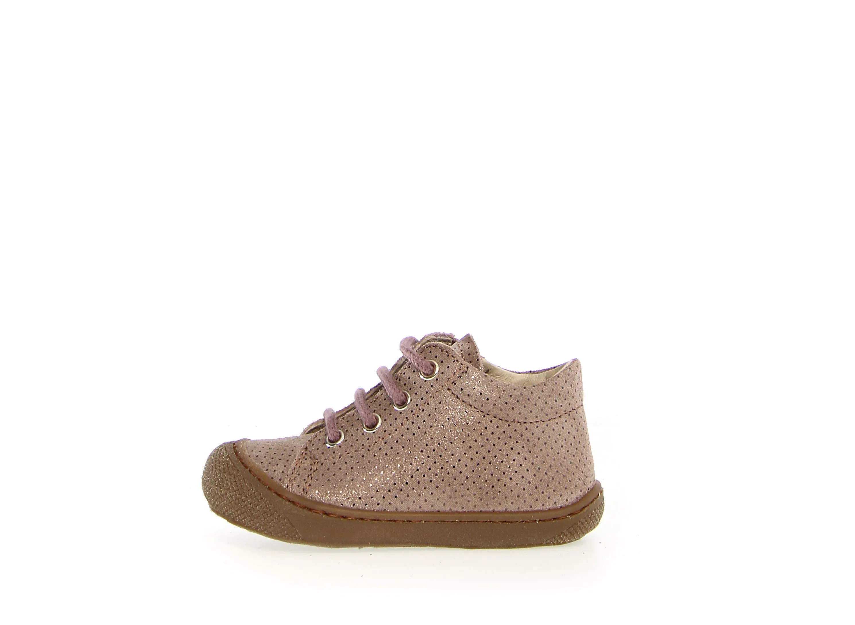 NATURINO COCOON ZIP Dots Rose chaussures bottillons