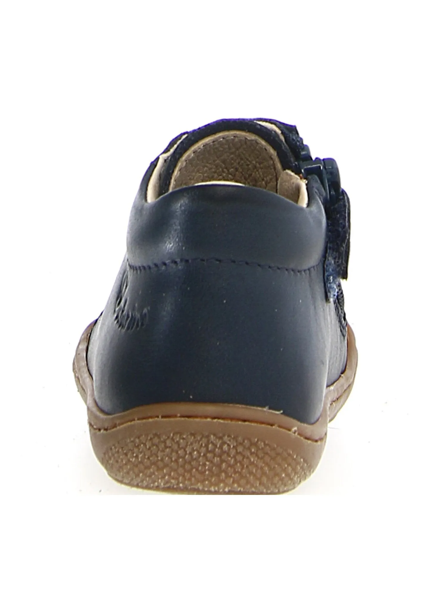 NATURINO COCOON ZIP Navy botillons premiers pas