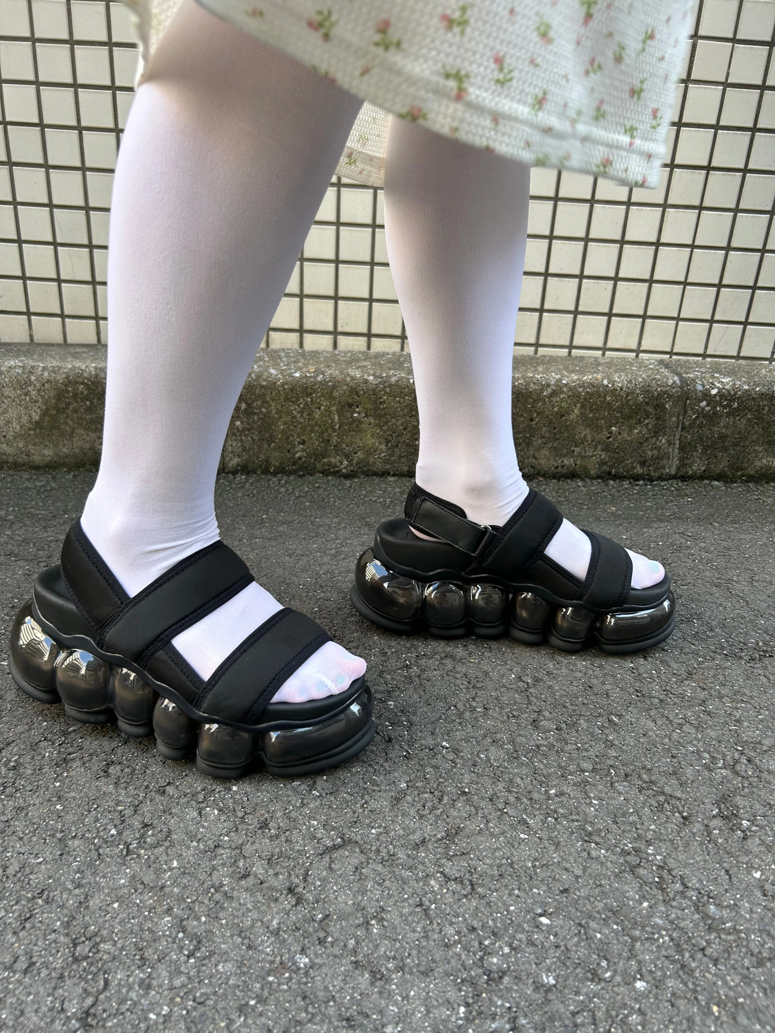 New “Jewelry" Sandals / Black